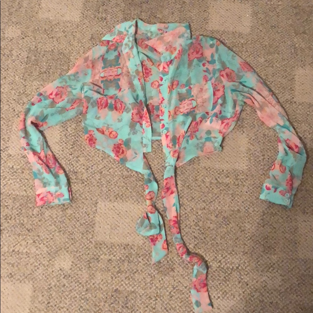 cropped blouse